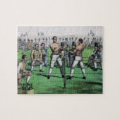 選手権素晴らし戦、ヴィンテージボクシング ジグソーパズル (横)