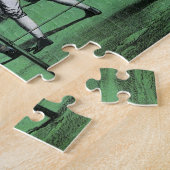 選手権素晴らし戦、ヴィンテージボクシング ジグソーパズル (側面)