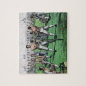 選手権素晴らし戦、ヴィンテージボクシング ジグソーパズル (縦)