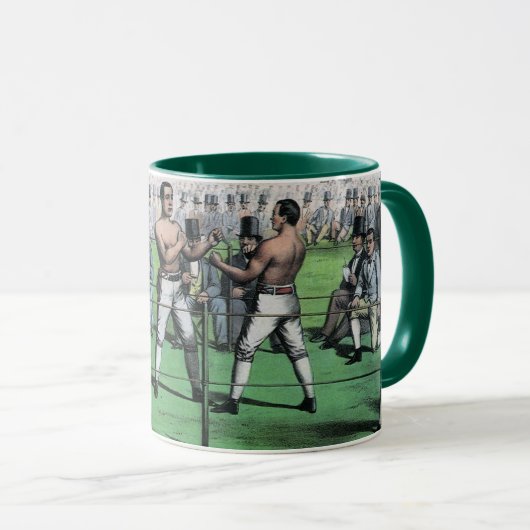 選手権素晴らし戦、ヴィンテージボクシング マグカップ (正面右)