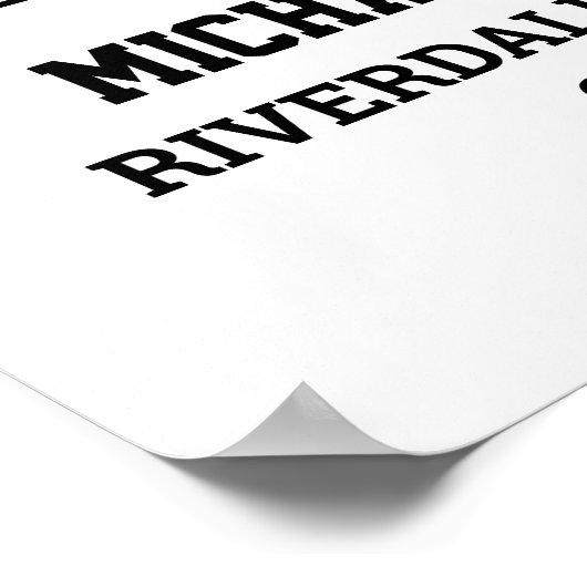 選手番号10シニアスポーツチーム写真コラージュ ポスター (角)