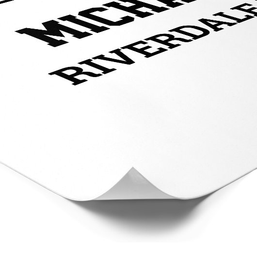 選手番号71シニアスポーツチーム写真コラージュ ポスター (角)