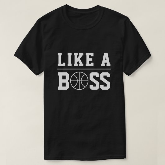 選手遊用のボスのTシャツのように Tシャツ (デザイン正面)