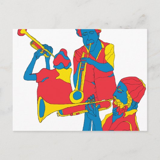 選手達 ポストカード (正面)