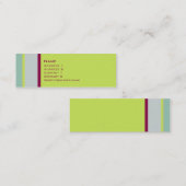 選抜します •  第0001 スキニー名刺 (正面/裏面)