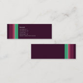 選抜します •  第0008 スキニー名刺 (正面/裏面)