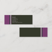 選抜します •  第0009 スキニー名刺 (正面/裏面)