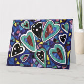 選択されたハート カード (正面)