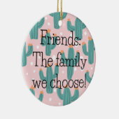 選択されたファミリーキャンティラウンドギフトラベル/ セラミックオーナメント (右)