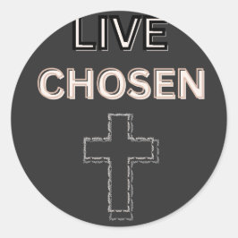 選択されたライブステッカー ラウンドシール