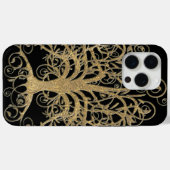 選択した回転ツリーの背景色 Case-Mate iPhoneケース (裏面 (横))