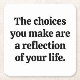 選択した紙コースター スクエアペーパーコースター