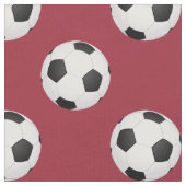 選択した背景色のサッカーボール ファブリック (クローズアップ)
