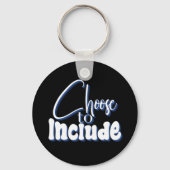 「選択して含める」青の文字 キーホルダー (裏面)