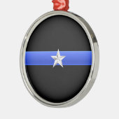 選択するカスタム警察ランク金属オーナメント メタルオーナメント (左)