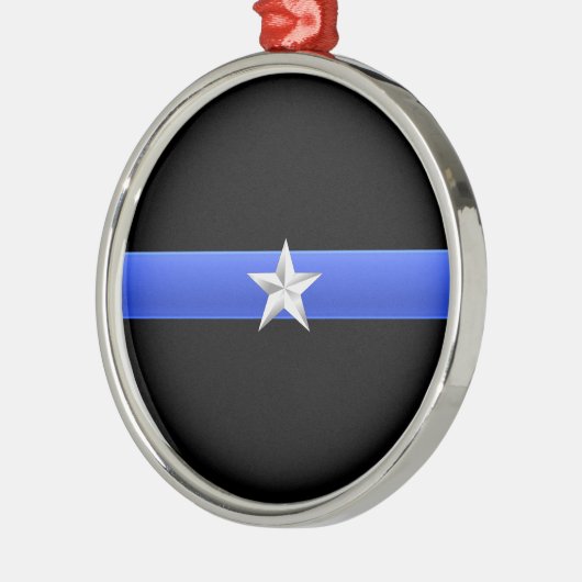 選択するカスタム警察ランク金属オーナメント メタルオーナメント (左)