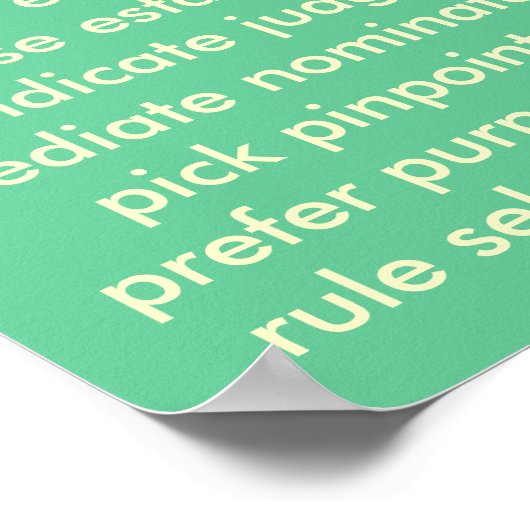 選択する方法 ポスター (角)