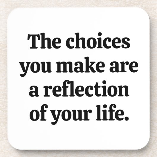 選択する選択懸命プラスチックコースター コースター (正面)