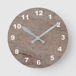 選択する12数値選択 – Brn-Tan大理石時計 ラウンド壁時計