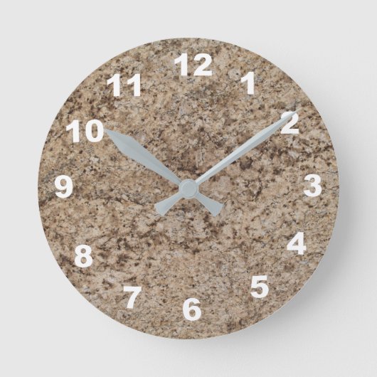 選択する12数値選択 – Brn-Tan大理石時計 ラウンド壁時計 (正面)