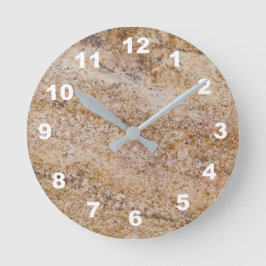 選択する12数値選択 – Brn-Tan大理石時計 ラウンド壁時計