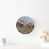 選択する12番号の選択 – 赤い岩の時計 ラウンド壁時計 (ホーム)