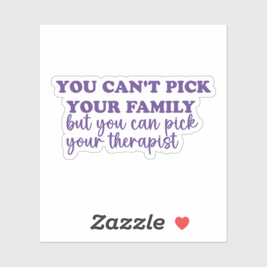 選択できる家族を選択できないセラピスト シール (シート)