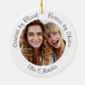 選択による血の別売り写真の贈り物 セラミックオーナメント (裏面)