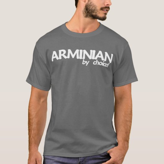 選択によるArminian! 暗いT Tシャツ (正面)
