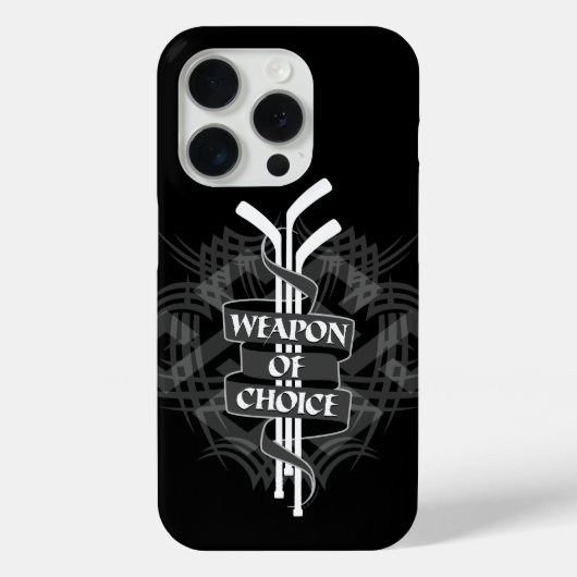 選択の武器（ホッケー） Case-Mate iPhoneケース (裏面)