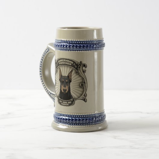 選択の犬 ビールジョッキ (正面左)