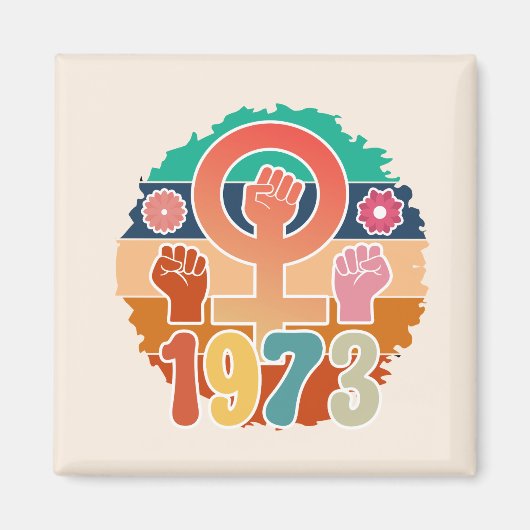 選択の自由 1973 マグネット (正面)
