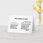 選択は澄んです カード (黄色い花)