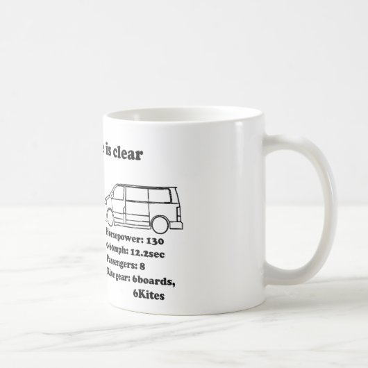 選択は澄んです コーヒーマグカップ (右)