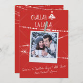 選択カスタムカラーフォトクリスムカカード |赤 (正面/裏面)