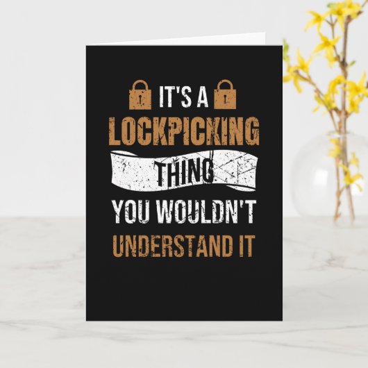 選択ギフトのロック |ピッキングのロックスミスのロックピッカー カード (黄色い花)