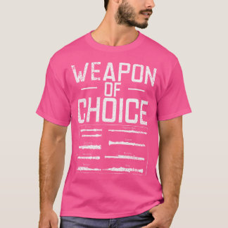 選択フルートのおもしろい武器 Tシャツ