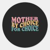 選択プロ選択フェミニストRiのための母親 ラウンドシール (正面)
