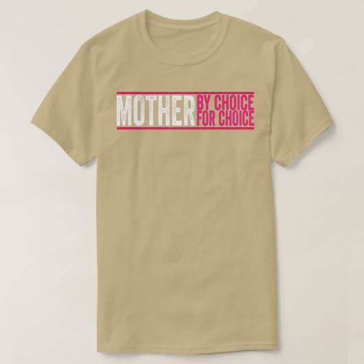選択プロ選択フェミニストRiのための母親 Tシャツ (デザイン正面)