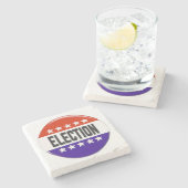 選択ボタン ストーンコースター (横)