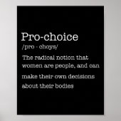 選択定義女性の権利の過激なフェミニスト ポスター (正面)