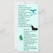 選択性無調性男の子フラットカードを集める (裏面)