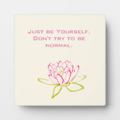 選択感動的引用文 フォトプラーク (正面)