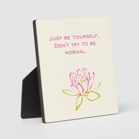 選択感動的引用文 フォトプラーク (正面)