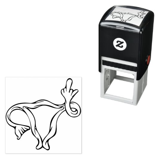 選択権子宮が反転する セルフインキングスタンプ (インサイチュ)