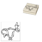 選択権子宮が反転する ラバースタンプ (押印)