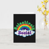 選択的な社会精神衛生認識度 カード (黄色い花)