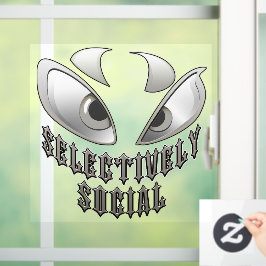 選択的に社会的な ウィンドウサイン