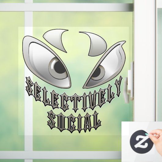 選択的に社会的な ウィンドウサイン (ホーム)