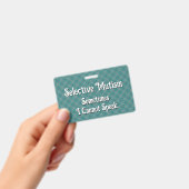 選択的無理症 バッジ (手持ち)